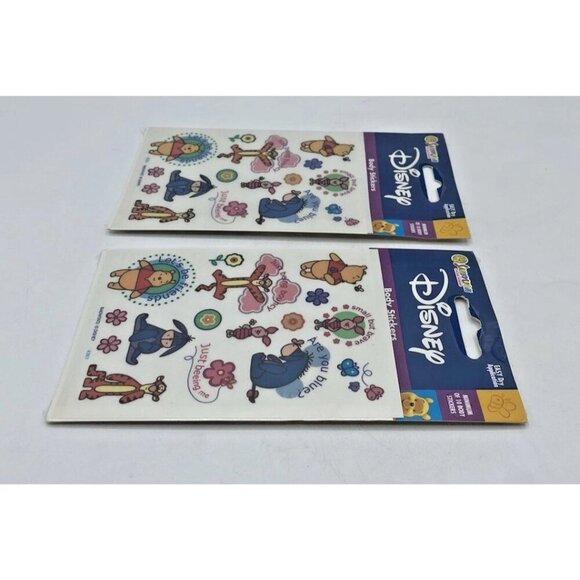 Winnie The Pooh Body Stickers Sandy Lion Disney Vintage Unopened Lot of 2 Packs - Picture 3 of 14
